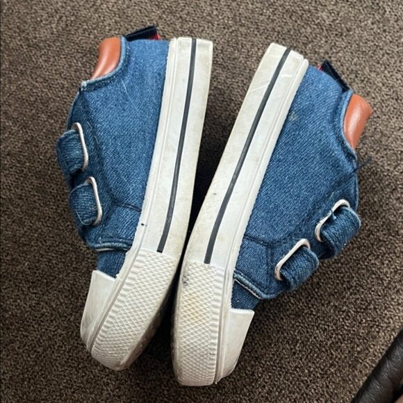 🔥 Blue and Brown Kids Shoes 🔥 - Picture 3 of 7